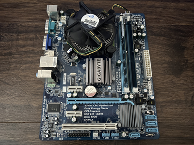 Офисный комплект Intel Core 2 Quad Q9400/4GB DDR3 Б/У
