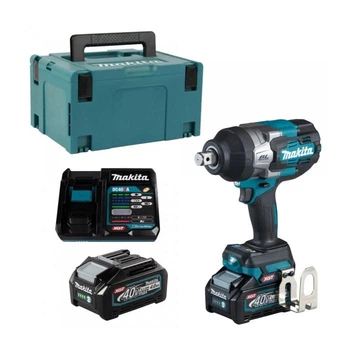Акумуляторний ударний гайкокрут Makita XGT 40 V MAX TW 001 GM201 2 акб 4 Ah, з/п, кейс (TW001GM201)