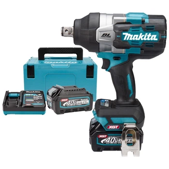 Акумуляторний ударний гайкокрут Makita XGT 40 V MAX TW 001 GD201 2 акб 2.5 Ah, з/п, кейс (TW001GD201)