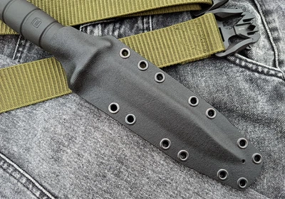 Чохол з кайдексу на ніж Glock78/Glock81. Чорний. Тек лок.