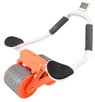 Тренажер для пресса и растяжки мышц - фитнес колесо Power Stretch Roller (FG22)