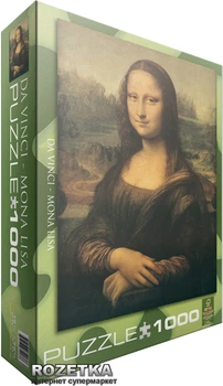 EuroGraphics "Мона Лиза" Леонардо да Винчи 1000 элементов (6000-1203)
