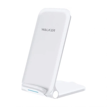 Бездротовий зарядний пристрій WALKER WH-52 15W white