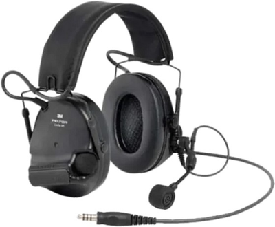 Активные наушники 3M Peltor ComTac XPI Headset (MT20H682FB-38SV) с 1 аудиовыходом J11 (Peltor) Black (7100037410)