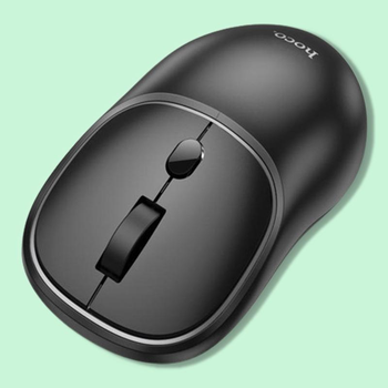 Мышь компьютерная беспроводная оптическая аккумуляторная мышка GM 2S для компьютера ноутбука, Черный