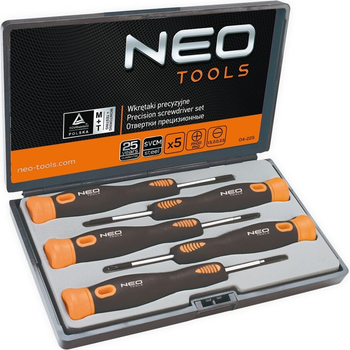 Zestaw śrubokrętów NEO Tools 04-225 CrMo 5 szt (5907558402285)