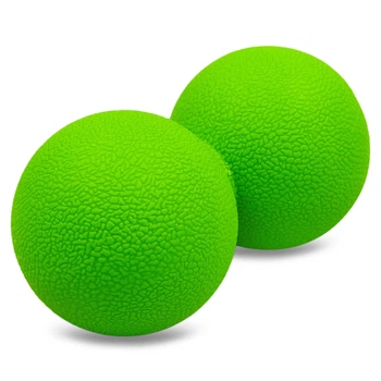 М'яч кінезіологічний подвійний Duoball (міні валик) Zelart (TPR, р-р 12,5x6см, Зелений) (FI-8234_Зелений)