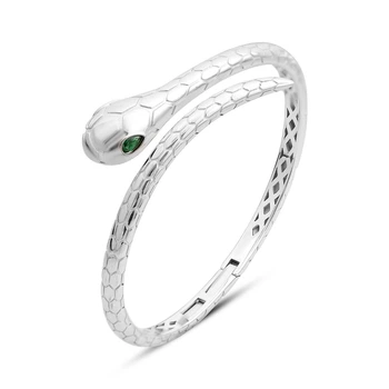 Серебряный браслет с фианитами, вес изделия 25,01 гр (2161325)