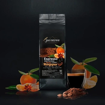 Кава мелена Jacoffee Espresso Пряний Мандарин 225 г