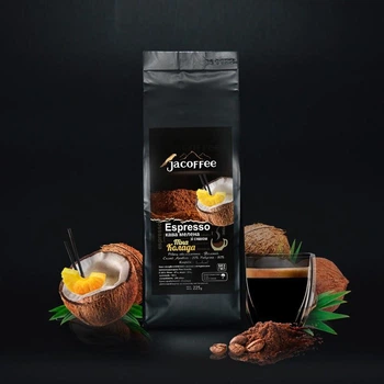 Кава мелена Jacoffee Espresso Піна Колада 225 г