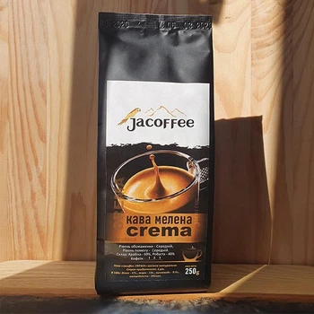 Кава мелена Jacoffee Crema 250 грамів