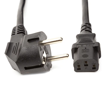 Кабель живлення PowerPlant CEE7/17-C13, Cu 3x1.5мм2, 5 м