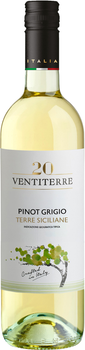 Вино Zonin Ventiterre Pinot Grigio Terre Siciliane біле сухе 0.75 л (8002235020312_1)