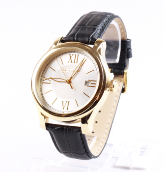 Pierre Cardin PC104121F17 - наручные часы в золотистом и черном цветах.