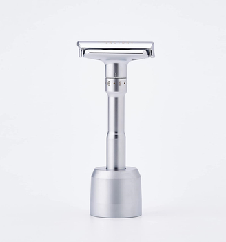 Бритва Т-подібна Shaving Factory Аdjustable Safety Razor with stand