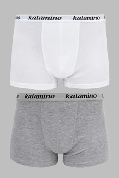 Набор трусов 2 шт для мальчика Katomino К128010 98-104 см Серо-белый