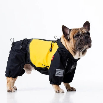 Одежда для собак дождевик "JUMP FRB". SKU 00645. Размер L. Your Stylish Hunter. Комбинезон дождевик для французского бульдога, мопса, амбулли покета и других пород собак.