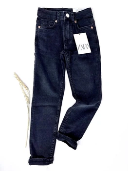 Джинсі Zara 122 см чорний артикул Л1034