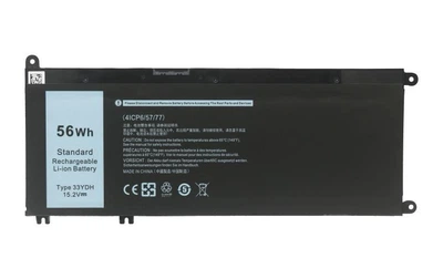 Батарея для ноутбука Dell Inspiron G3 3579, G3 3779, G5 5587, G7 7588 (33YDH - 15.2V 56Wh) - Аккумулятор, АКБ