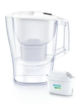 Фільтр-глечик BRITA Aluna Memo MXPro 2.4л, з картриджем, електронний індикатор (1052801)