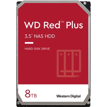 WD Жорсткий диск 8TB 3.5' 5640 256MB SATA Red Plus NAS