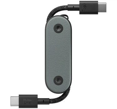 Кабель Native Union Pocket Cable USB-C to USB-C Slate Green (POCK-C-GRN-NP)