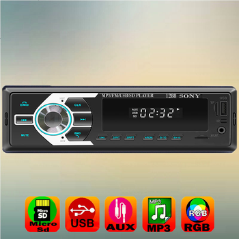 Автомагнітола 1 din USB microSD Fm Aux пульт So-SВ 1288