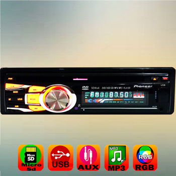 Автомагнітола 1din USB AUX Sd MMC знімна панель DVD 3218