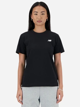 T-shirt damski bawełniany New Balance Sport Essentials Jersey WT41509 XS Czarny (197375385150)