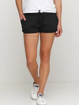 Шорты женские H&M 0477834 S Черные (KAY2000000877662)