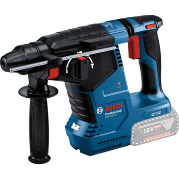 Перфоратор Bosch GBH 187-LI Professional 18 В, SDS-Plus, 2.4 Дж, 980 об/мин (без АКБ и ЗУ) (0.611.923.020)[58589]
