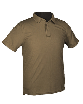 Футболка Mil-Tec швидкосохнуча L Tactical Quick Dry Poloshirt Olive (10961001-904-L)