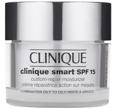 Крем для обличчя Clinique Smart Custom-Repair Moisturizer SPF15 для комбінованої шкіри, схильної до жирності 50 мл (020714682514)