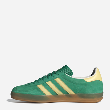 Sneakersy męskie do kostki adidas Gazelle Indoor IH7500 42.5 Zielone (4067888377170)