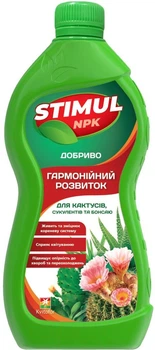 Добриво STIMUL-NPK для кактусів, сукулентів, каланхоє та бонсай 550 мл Kvitofor