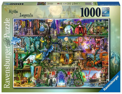 Puzzle Ravensburger Mity i legendy 70 x 50 cm 1000 elementów (4005555000891)