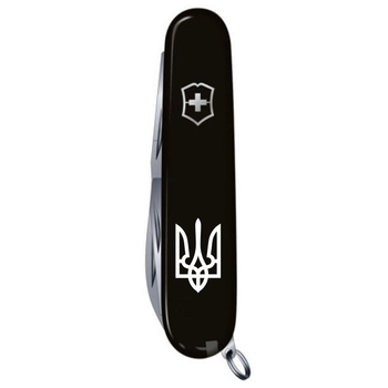 Нож Victorinox Climber Ukraine 91мм/14функ/Трезубец белый/черный