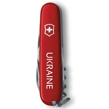 Ніж Victorinox Spartan Ukraine 91мм/12функ/Ukraine білий/червоний