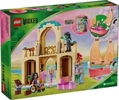 Zestaw klocków LEGO Wicked Bright 2024 Glinda Elphaba i Nessarose na Shiz University 304 elementów (75681)