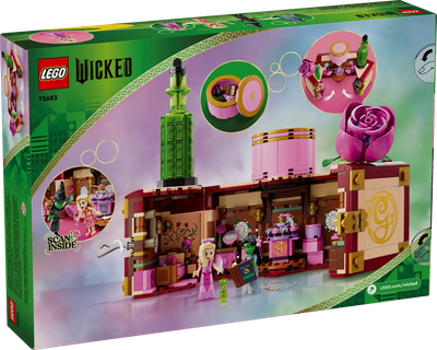 Zestaw klocków LEGO Wicked Bright 2024 Akademik Glindy i Elphaby 740 elementów (75683)