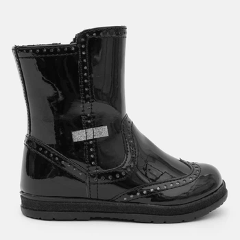 Детские демисезонные сапоги для девочки Chicco 01066167000000-870 24 Черные (8051182257654)