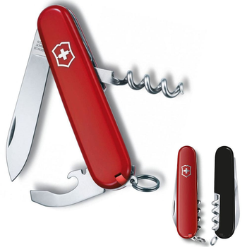 Нож Victorinox Waiter Ukraine 84мм/9функ/красно-черный