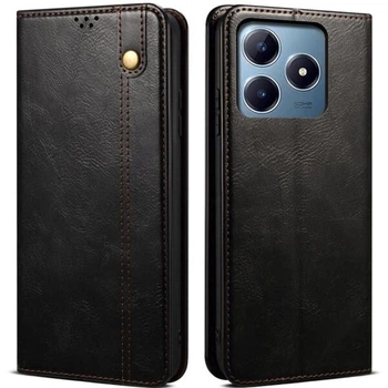 Чехол-книжка с кармашками UniCase Leather Wallet для Realme C63 / C61 / Note 60x - Black