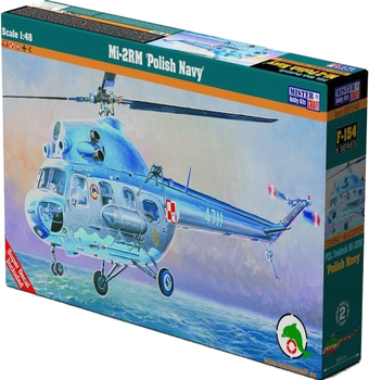 Model do sklejania MisterCraft Helikopter Mi-2RM F-154 Marynarka Wojenna RP 1:48 (5903852061548)