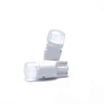 Светодиодная лампа T10 2SMD 2835 матовая керамика 120Lm W2,1x9,5d WHITE 12V/24V (1шт)