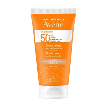 Крем солнцезащитный тональный SPF 50+ для сухой чувствительной кожи Avene Tinted Cream for dry sensitive 50 мл