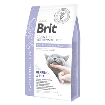Сухий корм для котів Brit GF Veterinary Diet Gastrointestinal 2 кг - оселедець та горох