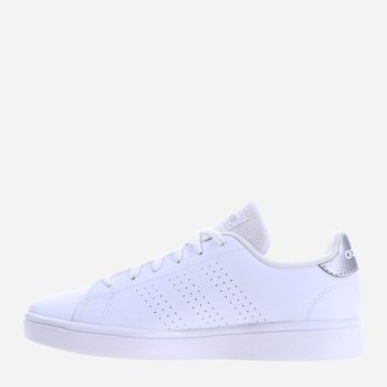 Tenisówki damskie z eko skóry adidas Advantage Base IF8550 36 Biały/Srebrny (4066759100954)