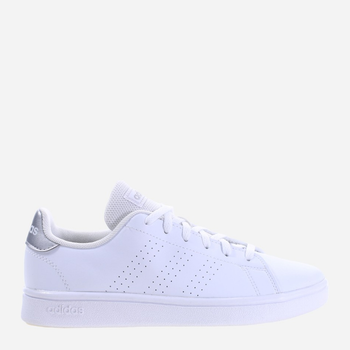 Tenisówki damskie z eko skóry adidas Advantage Base IF8550 40.5 Biały/Srebrny (4066759100855)