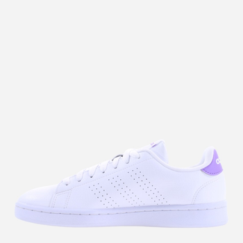 Tenisówki damskie skórzane adidas Advantage HR0320 36 Biały/Fioletowy (4066748733989)